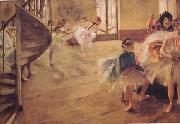 Edgar Degas The Rehearsal (nn03) USA oil painting artist
